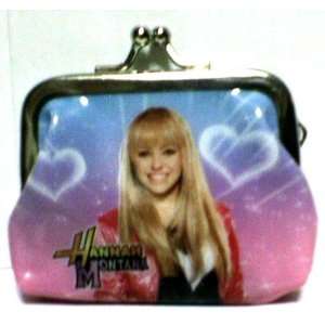    Hannah Montana Coin Purse with Kissmetal Clasp