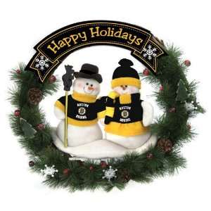  Pack of 2 NHL Hockey Boston Bruins 20 Snowmen Christmas 