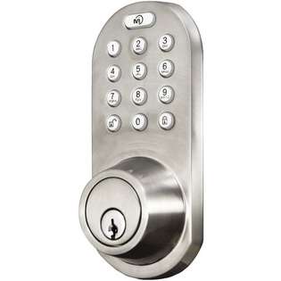 MORNING INDUSTRY INC 3 IN 1 REMOTE CONTROL & TOUCHPAD DEAD BOLT (SATIN 