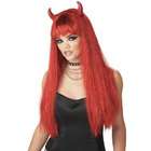 California Costume Collection 20609 Dazzling Devil Red Red Foil Wig