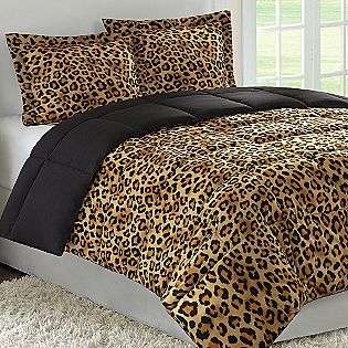 Zaire Softspun Down Alternative Twin Comforter Mini Set in Cheetah 