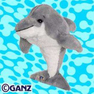   Bottlenose Dolphin Plush Stuffed Animal and Virtual Pet 