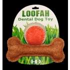 Hip Doggie HD 8LPTST USDA Certified Organic Loofah Dental Toy  Large 