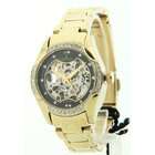   Womens Croton Imperial Steel Automatic Crystal Watch SP299146YLBK