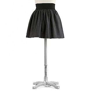 Black Crosshatch Elastic Waist Skirt  Spring Street Clothing Juniors 