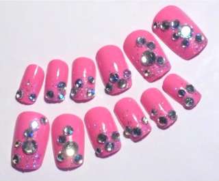  length nails hand painted predesigned as shown above this design 