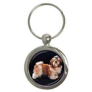  Shih Tzu Key Chain (Round): Office Products