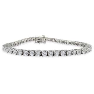 3ct Diamond Tennis Bracelet 14k White Gold for women  