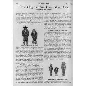  Skookum Indian Doll,Playthings Magazine,dolls,1910 1929 