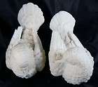 Pair of A Santini dove figurines one repair on a wing Made in Italy