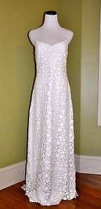  Ivory Lace Simona Gown Size 6 NEW Spaghetti Strap Wedding Dress Sample