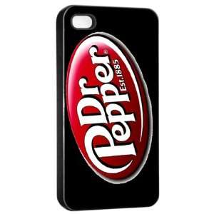  DR PEPPER Logo Case For iPhone 4/4s (Black) Free Shipping 