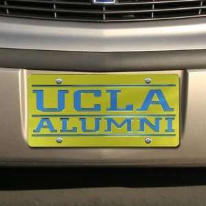  UCLA Bruins Gold Mirrored Alumni License Plate: Sports 