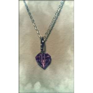  Violet Crystal Diamond CREMATION URN 18 NECKLACE with 