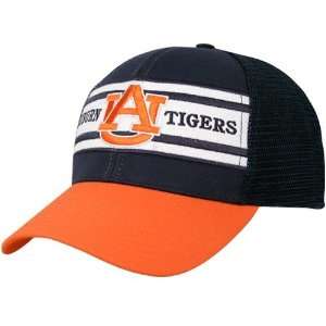 Twins Enterprise Auburn Tigers Navy Blue Super Stripe Hat:  