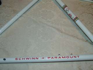 1973 Schwinn Paramount~ COMPLETE MINT FRAME bike bicycle  