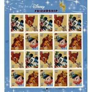   : Disney Freindship 20 x 37 Cent U.S. Postage Stamps: Everything Else