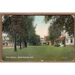  Postcard First Avenue Gloversville New York 1912 