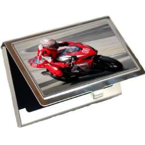 Motorcycle Racing Business Card Holder
