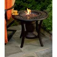 Country Living Highland Side Table with Fire Urn at 