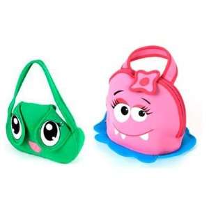    SET of 2 Neo Zoo Frog and Pink Monster Lunch Box Toys & Games