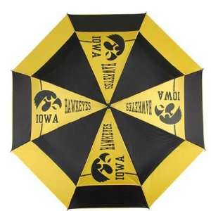  Iowa Hawkeyes NCAA WindSheer II Auto Open Umbrella: Sports 