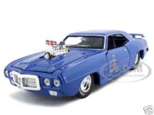1969 PONTIAC FIREBIRD BLUE PRO STREET 124 DIECAST CAR  