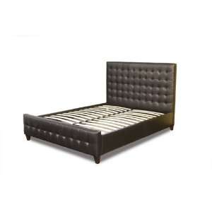  Diamond Sofa Zen Bonded Leather Tufted Bed   California 