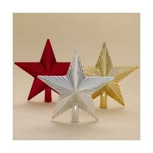   of 24 Red, Silver & Gold Shatterproof Star Christmas Tree Toppers 8