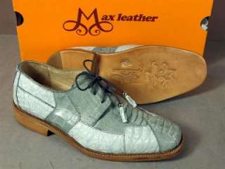 Max Alligator/Ostrich Leg Dress Shoes 9.5 D NEW $750  