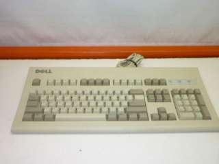 Vintage Del Model AT101W Wired Keyboard PS/2 Tested  