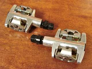 VP Clipless SPD Mountain Bike Pedals Silver NEW  