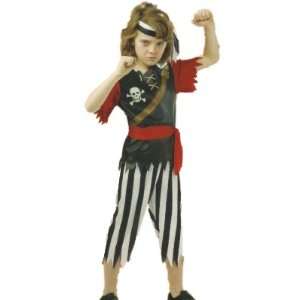  Boys Pirate King Costume Small 4 6x Toys & Games