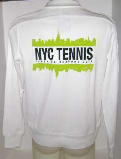 New Nike Men Sportswear NYC Tennis 2011 Warm Up Jacket White  