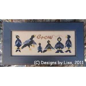  Row of Crow   Cross Stitch Pattern: Arts, Crafts & Sewing