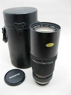 Olympus OM Zuiko Auto T 300mm F4.5 lens with case. Gorgeous Cond 