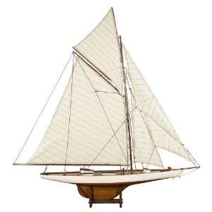    Americas Cup Columbia 1901 Wood Model Ship