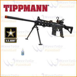 Tippmann US Army Project Salvo DP130 Paintball Marker Gun + Oil  