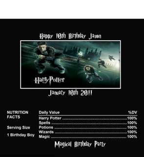 Candy Wrappers/Party Favors Harry Potter #3  