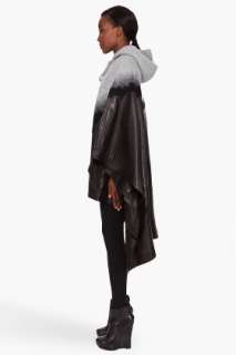 Alexander Wang Wool & Leather Poncho for women  