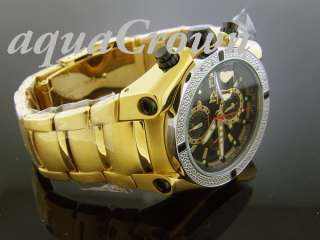 New Techno Master 0.25CT Diamond Watch TM 2126 Yellow Gold Case  