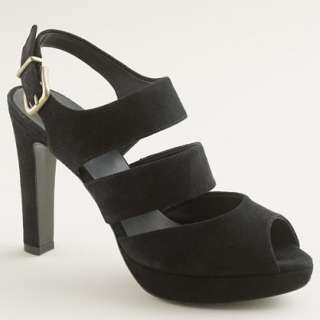 Collins suede platform peep toes   pumps & heels   Womens shoes   J 