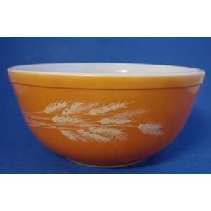 Pyrex Orange Harvest Wheat Mixing Bowl #403  Kitchen 