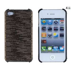  Bronze Textured Bling Case for Apple iPhone 4, 4S (AT&T 