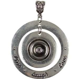  Snap In Style Metal Base 1/Pkg Live/Laugh/Love: Home 
