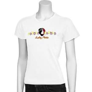   State Seminoles (FSU) White Lady Nole T shirt