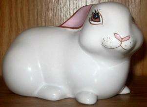 Lynn Chase Neiman Marcus Bunny Rabbit Piggy Bank  