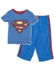 superman distressed pajamas for toddler boys