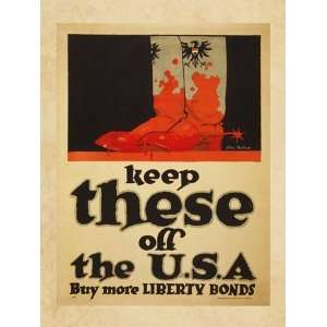   the USA Buy More Liberty Bonds Poster (18.00 x 24.00): Home & Kitchen