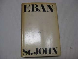    ABBA EBAN by Robert St. John great Biography Must read  
